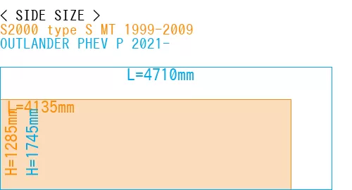 #S2000 type S MT 1999-2009 + OUTLANDER PHEV P 2021-